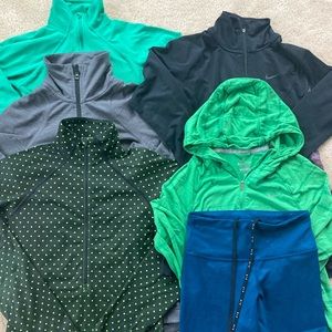 Womens Small Nike Pro Lot 6 Pieces Running Gear